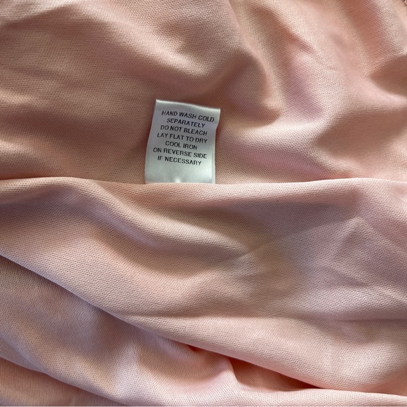 Anthropologie Mable coral Pink pleated midi Skirt L - Picture 5 of 5